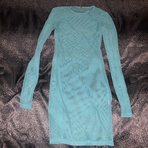 Forever21 Teal swim coverup